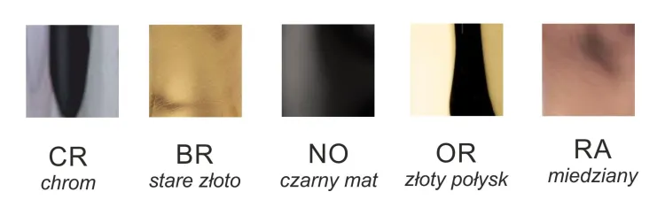 Emmevi kolorystyka serii Tiffany