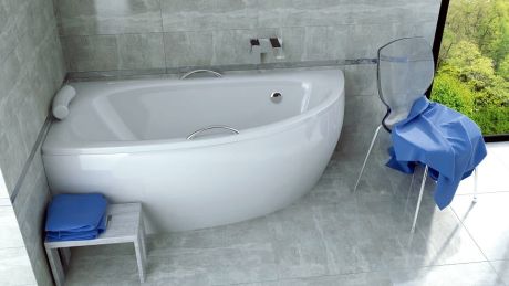 Przejdź do produktu Wanna narożna 150x70 cm Besco Milena 150 lewa #WAM-150-NL