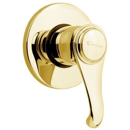 Bateria prysznicowa podtynkowa 1-drożna złoty Emmevi Tiffany 6009OR