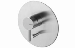 Bateria natryskowa podtynkowa 2-drożna stal nierdzewna Vema Tiber Steel V17140