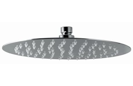 Przejdź do produktu Deszczownica okrągła 30 cm Slim i ramię sufitowe stal nierdzewna Vema Tiber Steel V08245+V08256