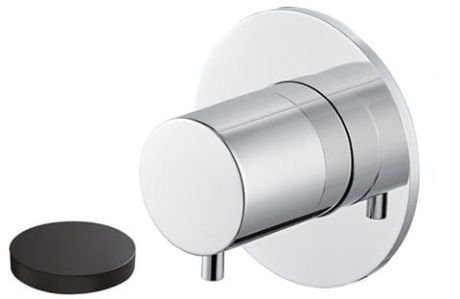 Przejdź do produktu Przełącznik 3-drożny podtynkowy Vema Maira V27120 czarny mat