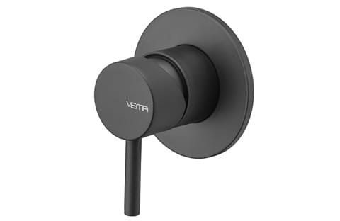 Bateria podtynkowa o małej rozecie Vema Maira V2735M czarny mat