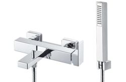Bateria wannowa ze słuchawką prysznicową kompletna Vema Lys V25081 chrom