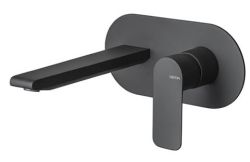 Bateria umywalkowa podtynkowa bez korka Vema Slate V14050 czarny mat