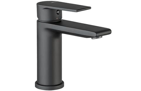 Bateria umywalkowa 15 cm bez korka Vema Timea V16011 czarny mat
