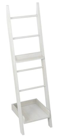 Przejdź do produktu CALANDERA wieszak na ręczniki 50x180x47cm, drewno, starobiałe