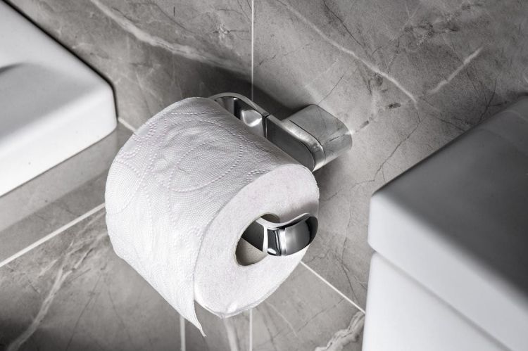 MIDA wieszak na papier toaletowy bez przykrywki, chrom