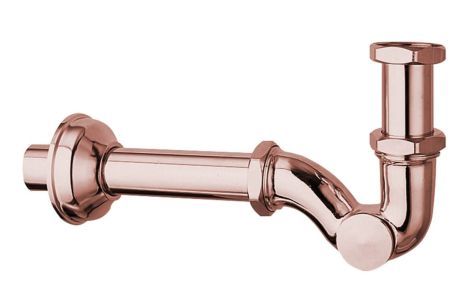 Przejdź do produktu Syfon bidetowy 5/4", odpływ 32mm, różowe złoto