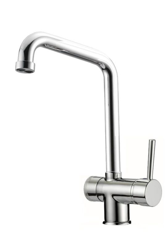 Bateria kuchenna stojąca do filtrowanej wody, wys. 328 mm, dwie wylewki