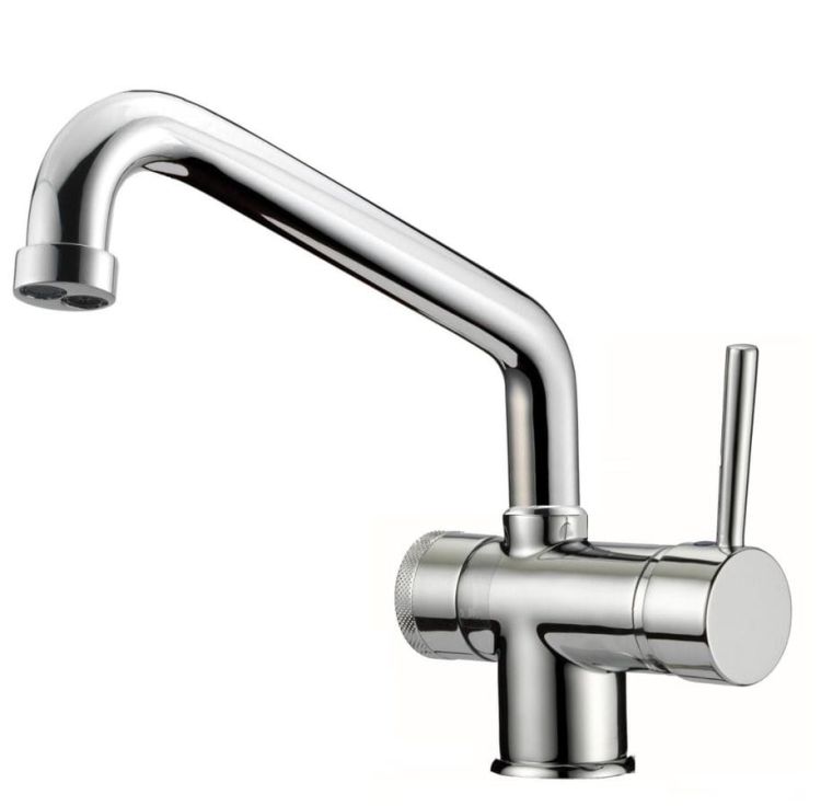 Bateria zlewozmywakowa stojąca do filtrowanej wody, wys. 283 mm, dwie wylewki