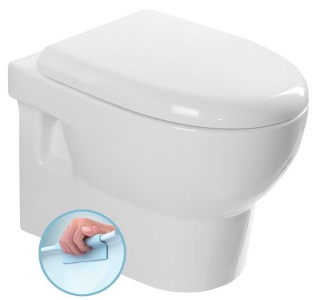 Przejdź do produktu ABSOLUTE WC miska zawieszana, Rimless, 35x50cm, biała