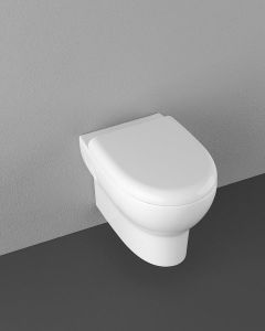 ABSOLUTE WC miska zawieszana, Rimless, 50x35 cm, biała