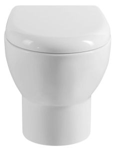 ABSOLUTE WC miska zawieszana, Rimless, 50x35 cm, biała