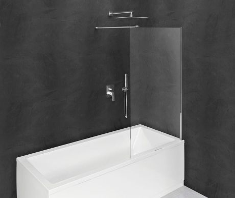 Przejdź do produktu MODULAR SHOWER parawan wannowy 700x1500mm, szkło czyste