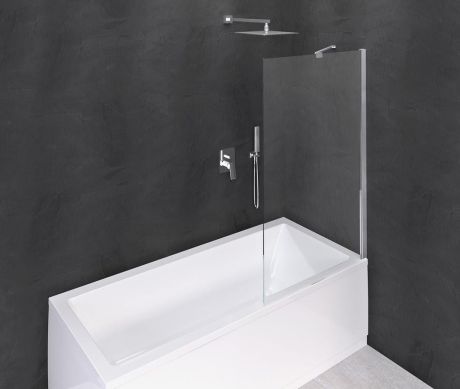Przejdź do produktu MODULAR SHOWER parawan wannowy 800x1500mm, szkło czyste