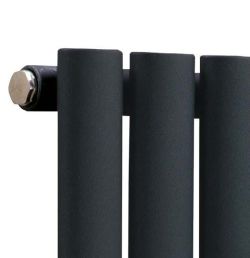 Grzejnik pionowy, rurowy 180x41 cm Komex Rene pojedynczy pokojowo-dekoracyjny - RAL 7016