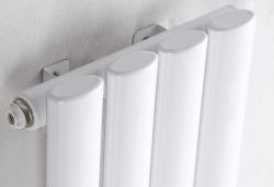 Grzejnik pionowy, rurowy 180x41 cm Komex Rene pojedynczy pokojowo-dekoracyjny - Biały