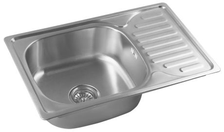 Przejdź do produktu Zlewozmywak ze stali nierdzewnej z ociekaczem 66x18x42cm