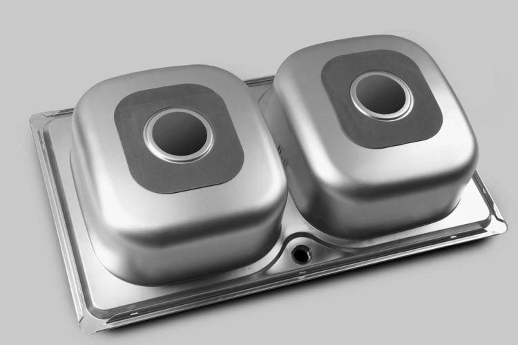 Zlewozmywak ze stali nierdzewnej 81x18x46 cm