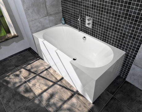 Przejdź do produktu VIVA BL MONOLITH wanna prostokątna 170x75x60cm, biała