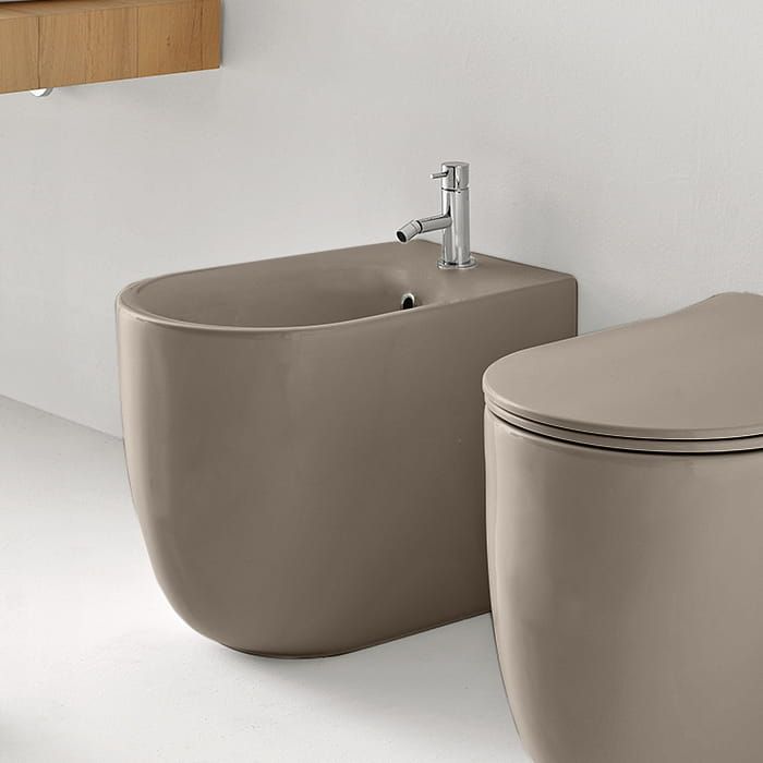 Bidet stojący 35x55 cm jasny brąz Kersan Nolita 532081