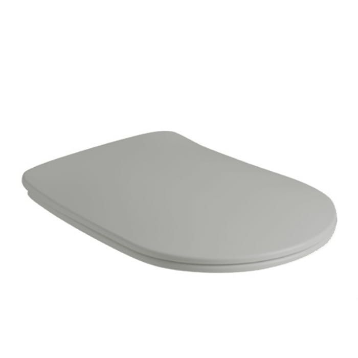 Deska WC SLIM Soft Close duroplast Kerasan Nolita szary mat 539159
