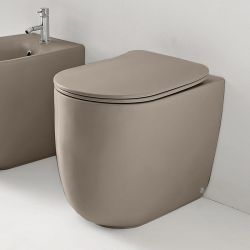 Miska WC stojąca 35x55 cm jasny brąz Kerasan Nolita 531881