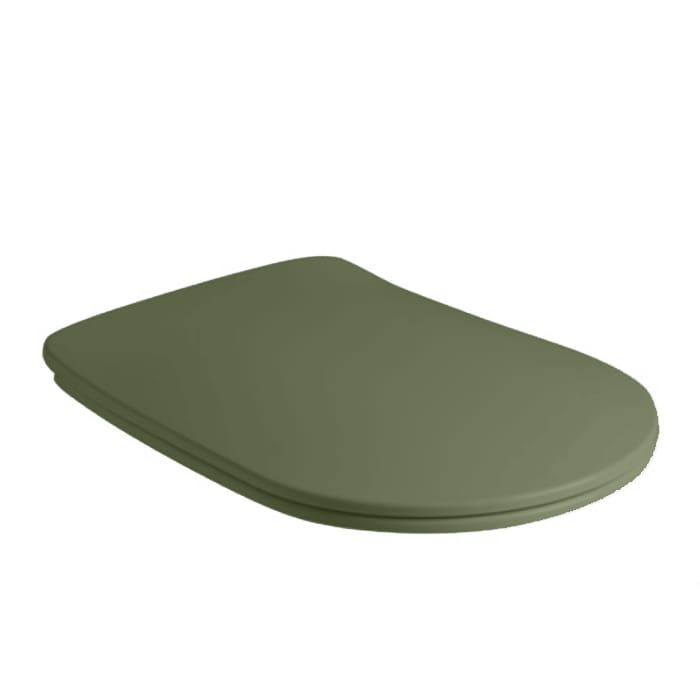 Deska WC SLIM Soft Close duroplast zielony Kerasan Nolita 539191