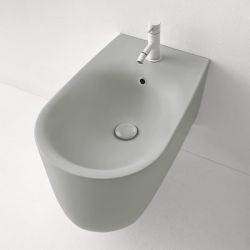 Bidet wiszący 35x55 cm szary mat Kerasan Nolita 532559