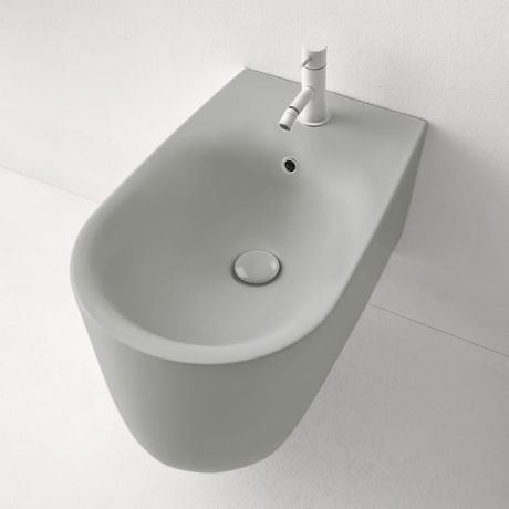 Przejdź do produktu Bidet wiszący 35x55 cm szary mat Kerasan Nolita 532559