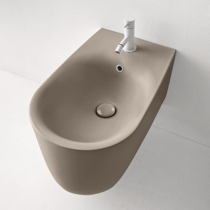 Bidet wiszący 35x55 cm jasny brąz Kerasan Nolita 532581