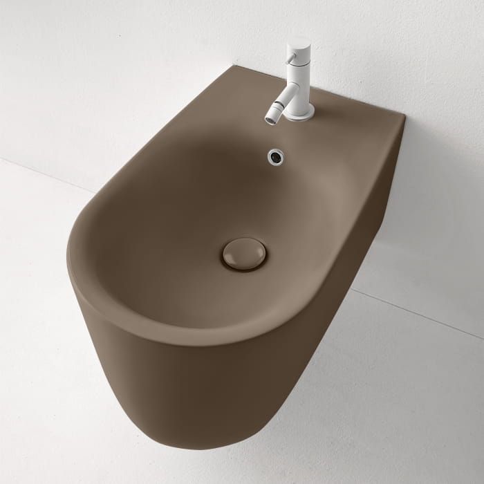 Bidet wiszący 35x55 cm brąz mat Kerasan Nolita 532588