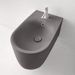 Bidet wiszący 35x55 cm ciemny szary Kerasan Nolita 532589