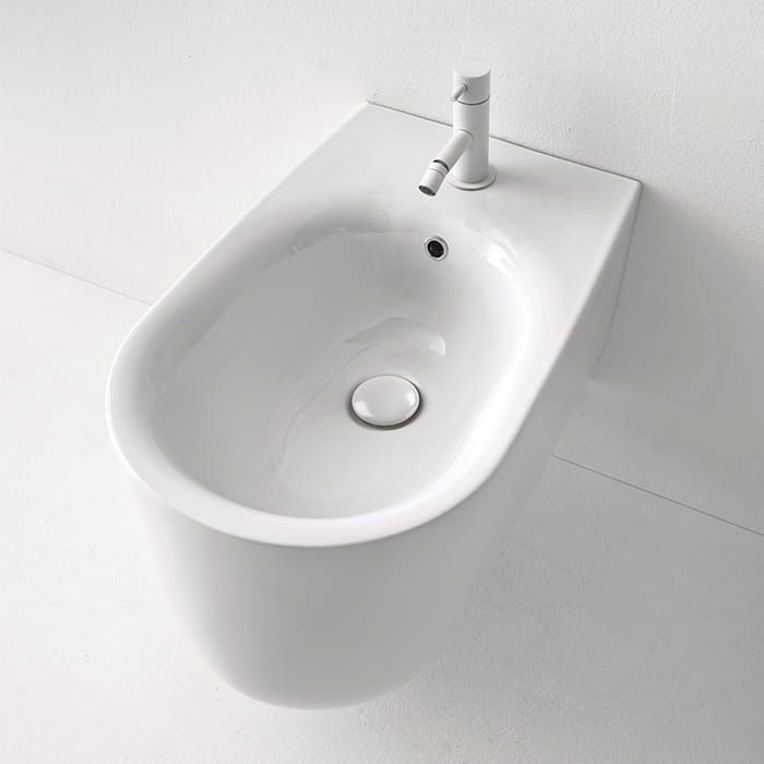 Bidet wiszący 35x55 cm Kerasan Nolita 532501 biały połysk