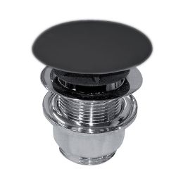 Korek klik-klak czarny mat Kerasan Nolita 923331