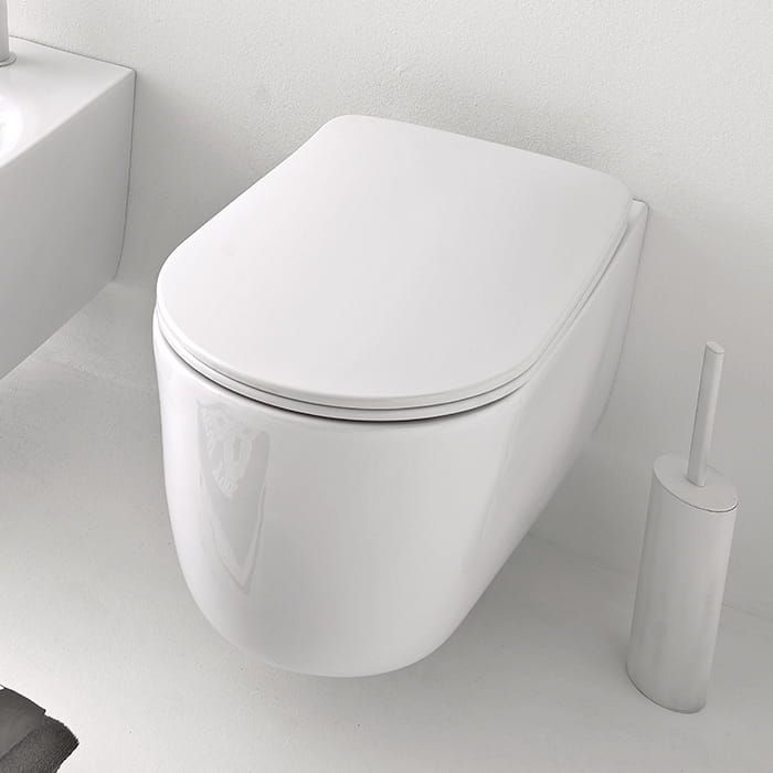 Miska WC wisząca 35x55 cm Kerasan Nolita 531401 biały połysk