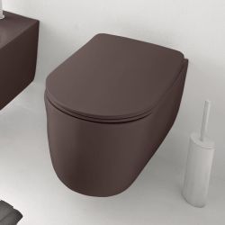 Miska WC wisząca 35x55 cm burgund mat Kerasan Nolita 531475