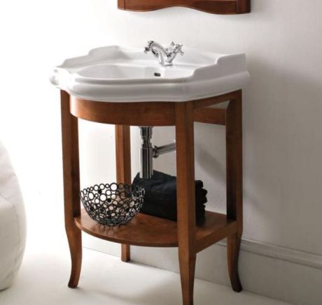 Przejdź do produktu RETRO umywalka ceramiczna 69x52cm, biały