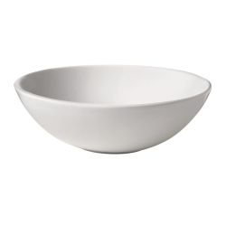 Umywalka ceramiczna nablatowa okrągła 46 cm Kerasan Nolita 430330 biały mat