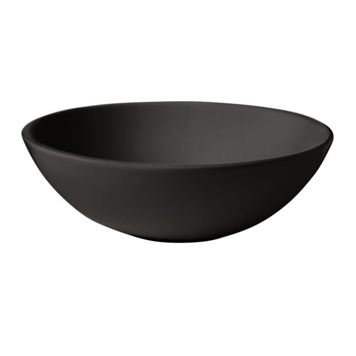 Umywalka ceramiczna nablatowa okrągła 46 cm czarny mat Kerasan Nolita 430331