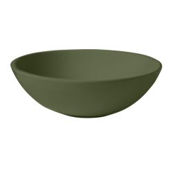 Umywalka ceramiczna nablatowa okrągła 46 cm zielony Kerasan Nolita 430311