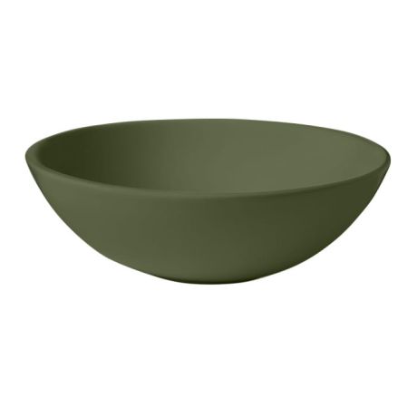 Przejdź do produktu Umywalka ceramiczna nablatowa okrągła 46 cm zielona Kerasan Nolita 430311