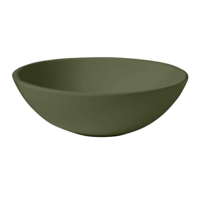 Umywalka ceramiczna nablatowa okrągła 46 cm zielony Kerasan Nolita 430311