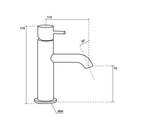Przejdź do produktu Bateria umywalkowa 18 cm biały mat Kerasan Nolita 922630