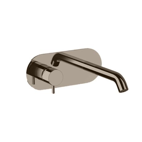 Przejdź do produktu Bateria umywalkowa podtynkowa 23x10 cm z wylewką nikiel Kerasan Nolita 922894