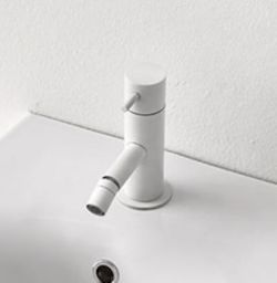 Bateria bidetowa 13 cm biały mat Kerasan Nolita 922930