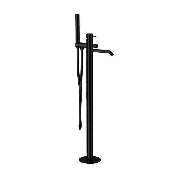 Bateria wannowa podłogowa 93 cm czarny mat Kerasan Nolita 9230331