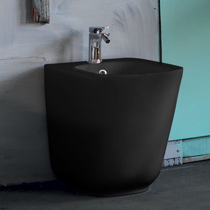 Bidet stojący 35x55 cm czarny mat Kerasan Tribeca 512031
