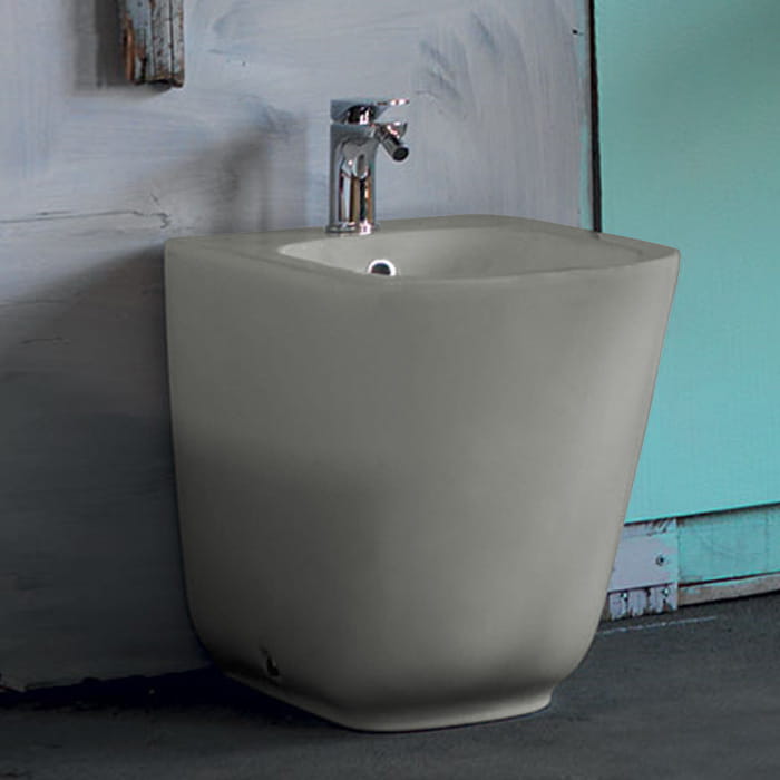 Bidet stojący 35x55 cm szary mat Kerasan Tribeca 512059